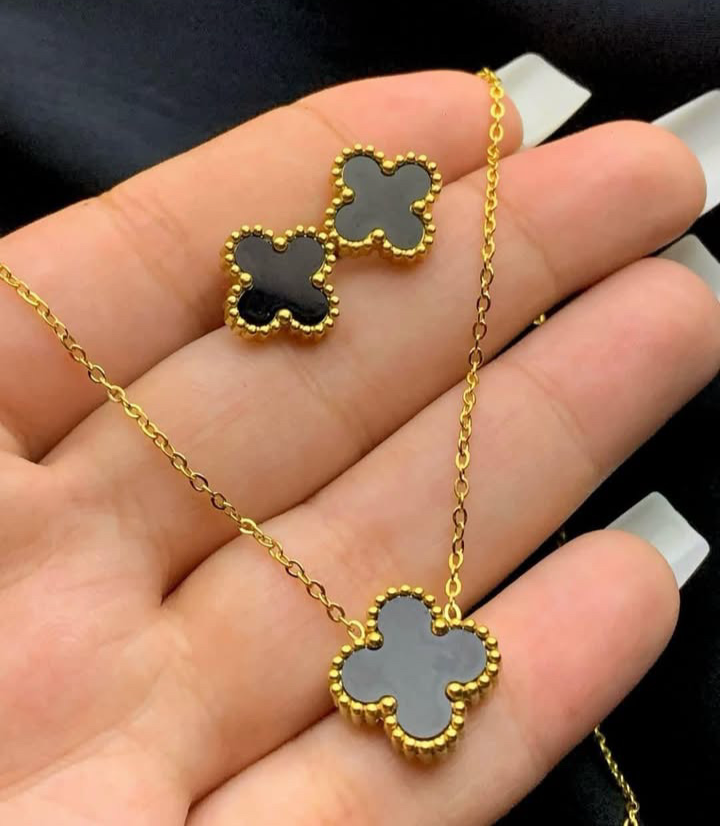 S.Steel Necklace & Studs