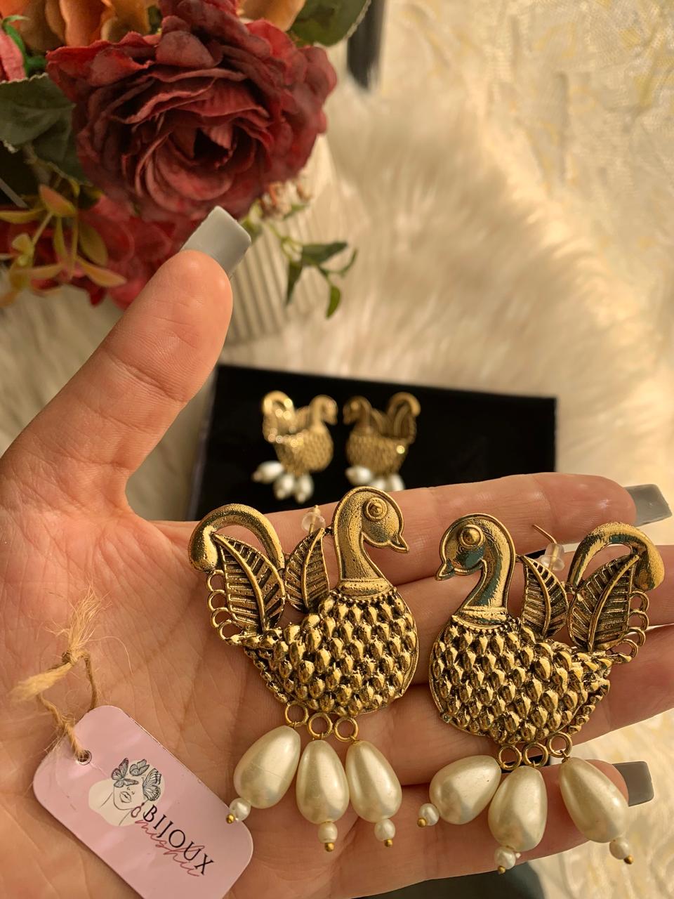 Peacock Antique Earrings AF-203
