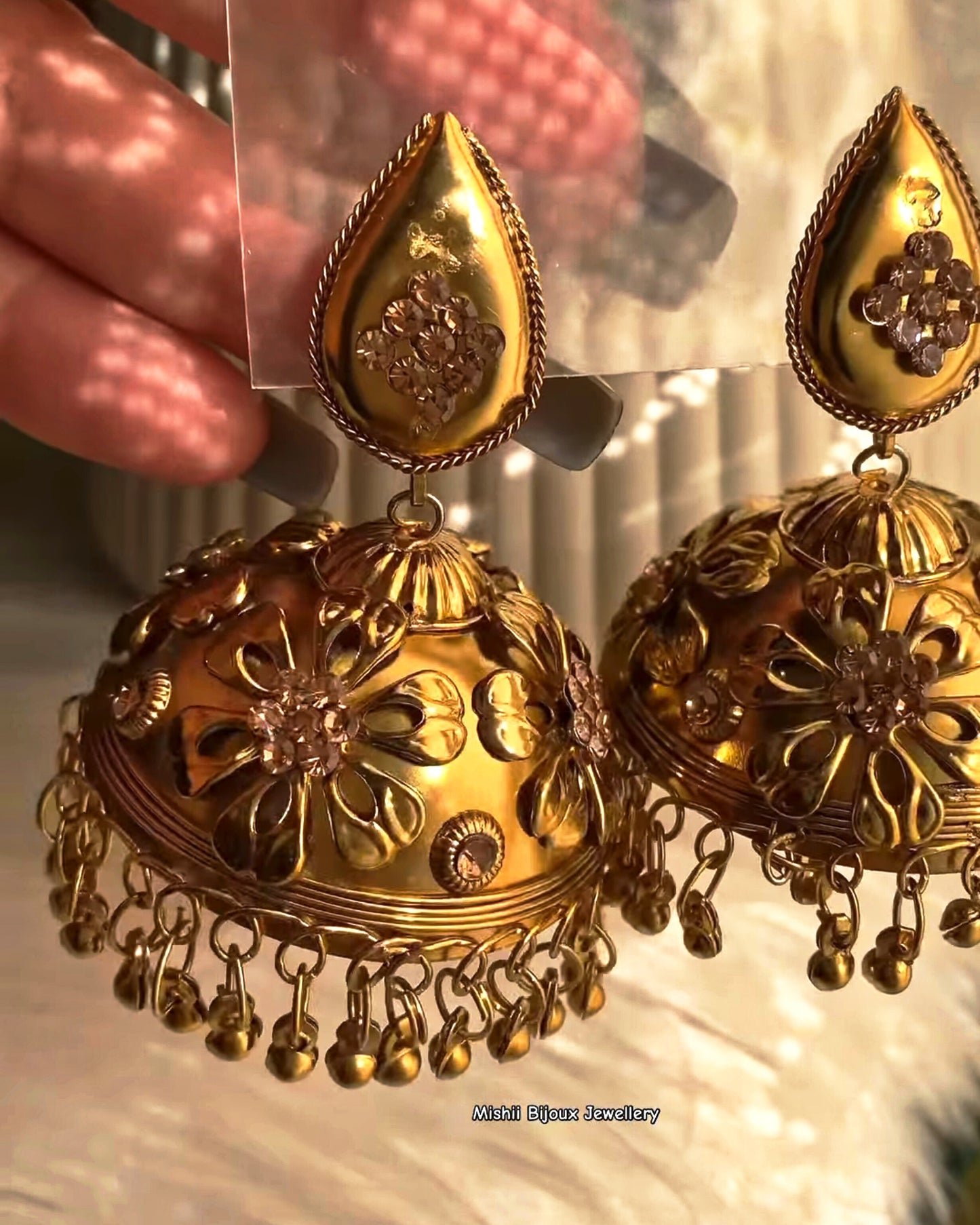 Copper Antique Jhumkay