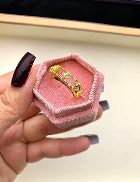 Zircon Stone S.Steel Ring