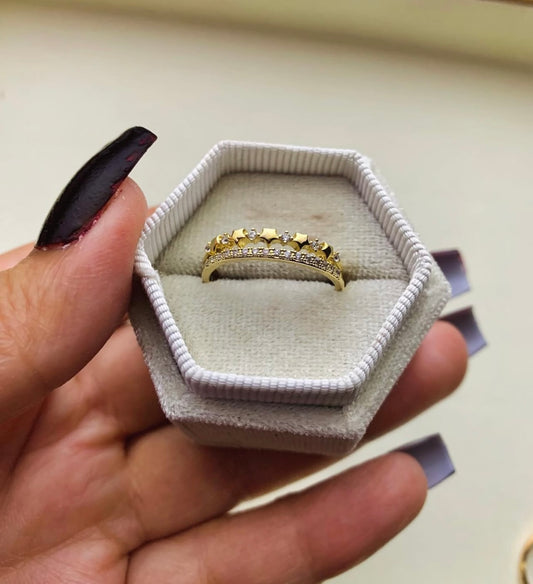 Zircon Stars Ring