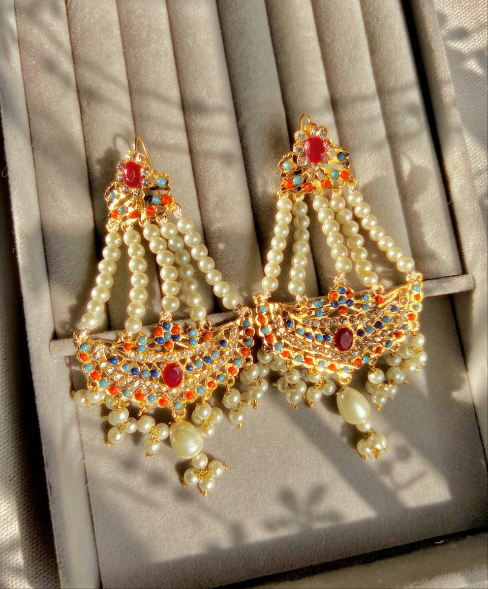 Pearls Dangler Jhumkay ER-603