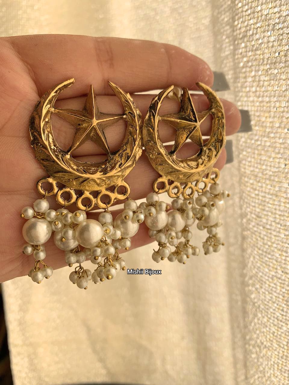 Chandtara Pearl Studs  AF-202