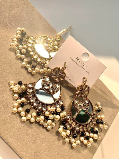 Chandbali Mirror Set ER-801