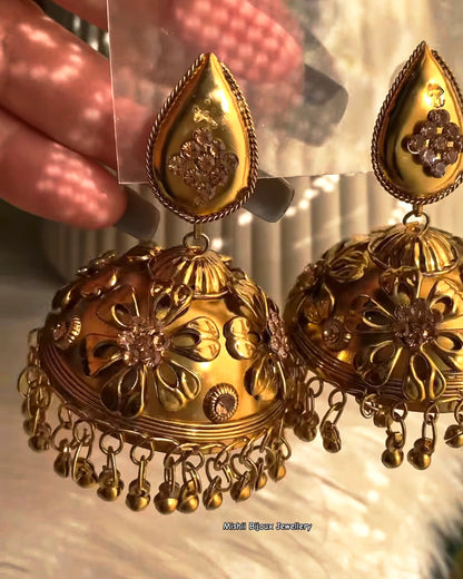 Copper Antique Jhumkay