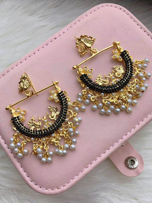 Mor Black Earrings ER-705