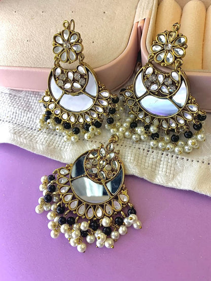 Chandbali Mirror Set ER-801