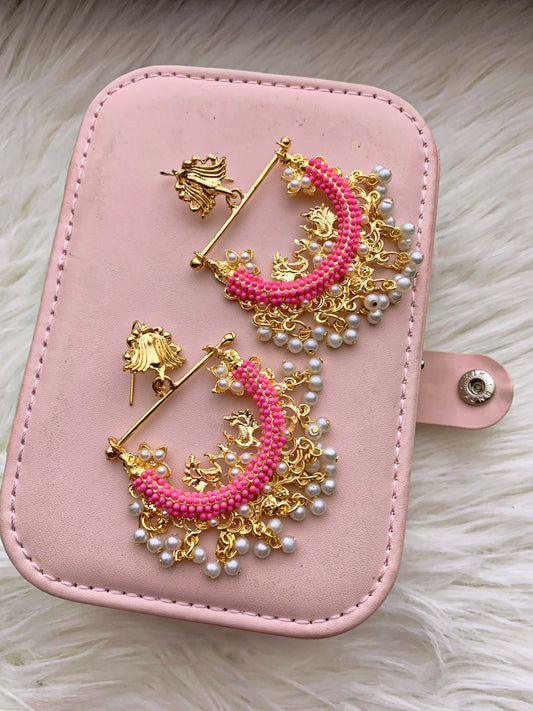 Mor Pink Earrings ER-704